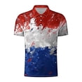 thumbnail image 7 of IROINNID Big and Tall T Shirts for Men, Indenpence Day Lightweight Thin Basic V-Neck Botton Tops for Men, 7 of 7