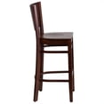 thumbnail image 2 of Flash Furniture Lacey 43.5" Restaurant Bar Stool in Walnut, 2 of 4