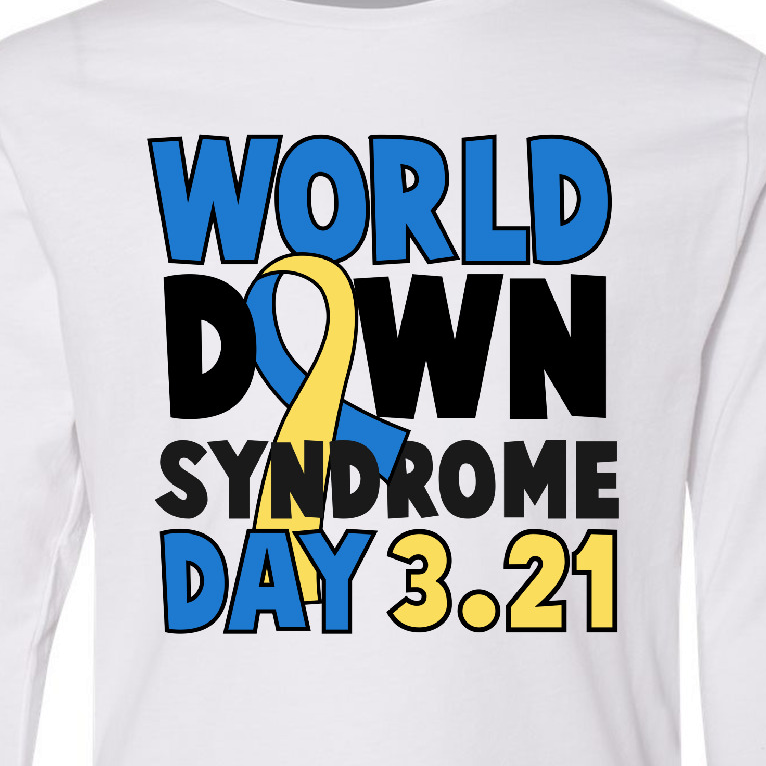 Inktastic World Down Syndome Day 321 Long Sleeve Youth T-Shirt - image 3 of 4