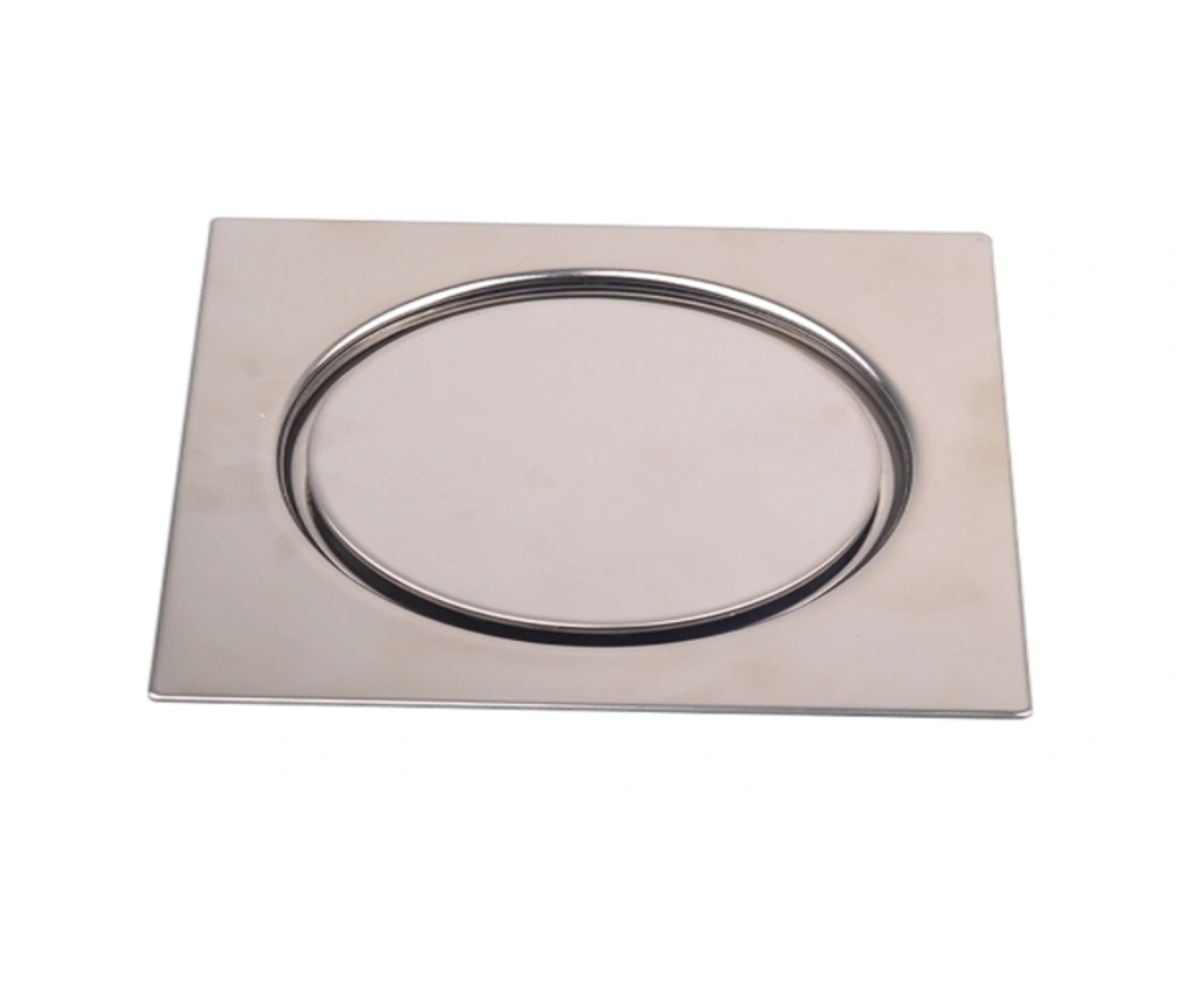 DROP Bath and Kitchen DR091053 Invisible series Shower Floor Drain in Chrome