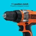 thumbnail image 3 of BLACK+DECKER 20V MAX* POWERCONNECT Cordless Drill/Driver + Circular Saw Combo Kit, (BDCD220CS), 3 of 7
