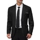 thumbnail image 1 of Abrigo formal de hombre Inspire Chic, blazer ajustado de un solo botón, 2XL, negro, 1 of 7