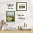 thumbnail image 3 of decorUhome 8x10 Picture Frames Set of 2, Display 5x7 Pictures with Mat or 8x10 without Mat, Wall and Tabletop Display Photo Frames, Rustic Green, 3 of 7