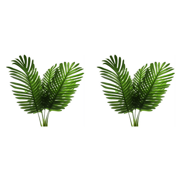10 Pack Artificial Palm Plants Leaves Faux Turtle Leaf Tropical Palm Tree Leaves Imitation Leaf Artificial Plants