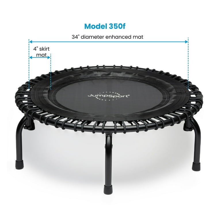 Free Shipping! JumpSport 350f PRO Fitness Trampoline with Bungee