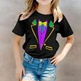 thumbnail image 2 of WOYY Big Girls T Shirt Graphic Short Sleeved Round Neck T-Shirt Trendy Summer Tshirt, 2 of 5