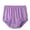 Purple, variant on Clearance under 5 Women's Middle-aged And Elderly Underwear Solid Color Loose Underwear Gray L