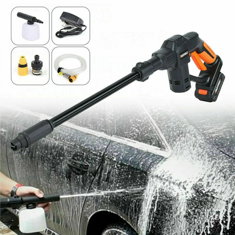 Oukaning Portable Electric Pressure Washer, 1300W High Pressure Electric  Cleaner Spray Gun,for Cleaning Cars, Siding, Patio, Yard 