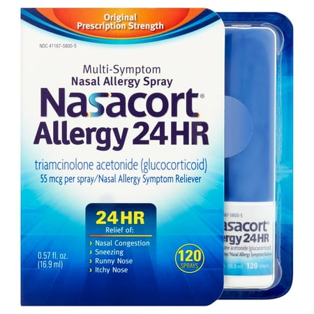 Nasacort 24 Hour Multi-System Nasal Allergy Spray 120 Sprays