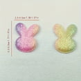 thumbnail image 3 of Eespoir Glitter Bunny Head, DIY Craft Embellishments, Easter Decoration Set, Craft Project Supplies, Holiday Ornament Making, Sparkling Decorations(A), 3 of 8