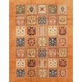 thumbnail image 1 of Ahgly Company Machine Washable Indoor Rectangle Abstract Orange Area Rugs, 8' x 12', 1 of 7