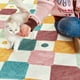 thumbnail image 4 of Alfombra redonda Jinchan de 152 cm, lavable para niños, antideslizante, 4 of 9