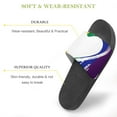thumbnail image 3 of GZHJMY Stylish Slides for Women Men, Grunge Heart Frame on Rainbow Pride Symbol Soft Flexible Slip-on Sandals Slippers, 3 of 7