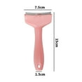 thumbnail image 2 of Blade Pet Deshedding Comb - Ergonomic Grooming Brush Tool for Dog Cat Shedding Control & Coat Care​​(Pink,3"×5.9"), 2 of 2