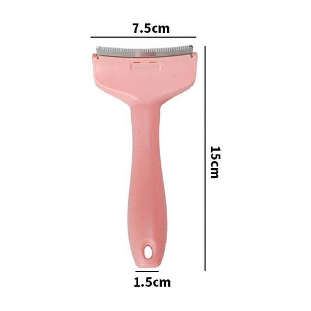 Peigne de Désherbage pour Chien Brosse pour Perte Outil de Désherbage avec Lame