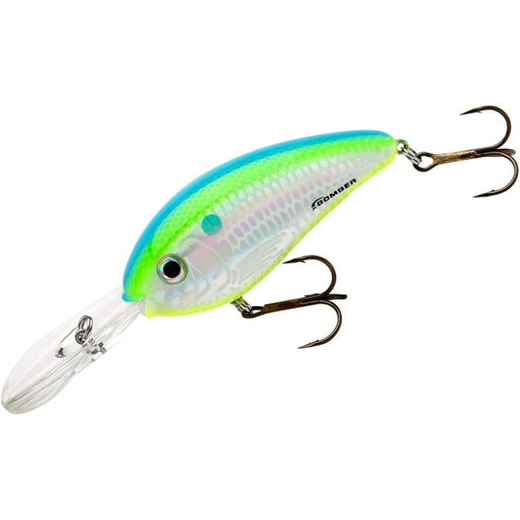 Bomber Fat Free Fingerling Crankbait 2 3/8" D Citrus Shad 3/8 oz.