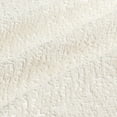 thumbnail image 4 of Modern Solid Wood Three-Seater Sofa with Ottoman in White, 4 of 19