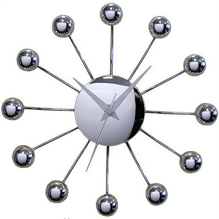 Round 11 1/2" Silver Sunburst