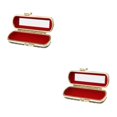 thumbnail image 1 of Wosthever Leather Lip Gloss Case Storage Box Mirror Holder with Balm 2piezas Negro, 1 of 1