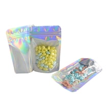 WRISTBIQUE 100Set Cookie Bags with Seal Stand Up Design for Home and Cafe Use