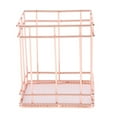 thumbnail image 2 of simhoa 6X Rose Gold Metal Wire Mesh Pen Pencil Brush Holder Desk Organizer, 2 of 10