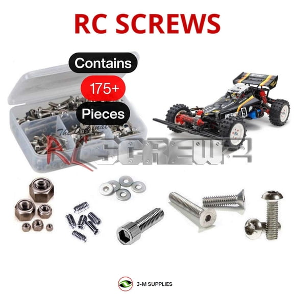 RCScrewZ Stainless Screw Kit tam265 for Tamiya RC Hotshot II 2024 1/10 4WD Buggy (#58737-A) | SET