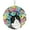 Black White Tuxedo Cat On Rainbow Mushrooms, variant on WIRESTER Wind Spinners Outdoor Hanging Décor 8" for Yard and Garden Decor, Outdoor Decorations - Playful Baby Pig