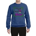 thumbnail image 2 of Wild Bobby, Raised On Sweet Tea & Jesus, Inspirational Christian, Unisex Crewneck Graphic Sweatshirt, Vintage Heather Blue, Large, 2 of 5