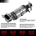 thumbnail image 3 of DNA Motoring For 06-11 Honda Civic DX LX EX 1.8L Factory Style Catalytic Converter Exhaust Manifold, 3 of 7