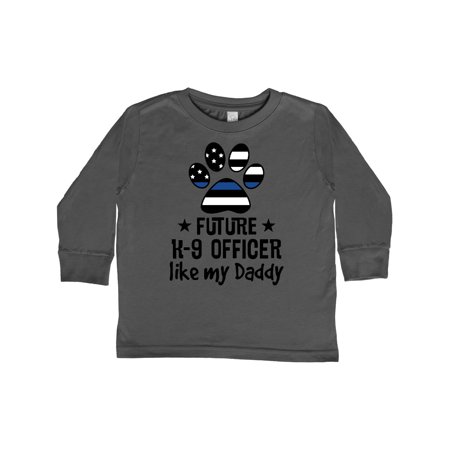 

Inktastic Future K 9 Police Officer Like Daddy Gift Toddler Boy or Toddler Girl Long Sleeve T-Shirt