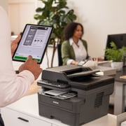 Brother Wireless MFC-L2760DW Compact Monochrome All-in-One Laser Printer with Copy, Scan and Fax, Duplex and Mobile Printing