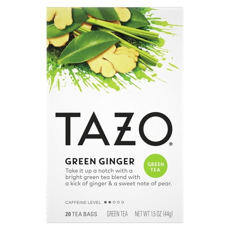 TAZO Green Ginger Tea Bags, 20 Count