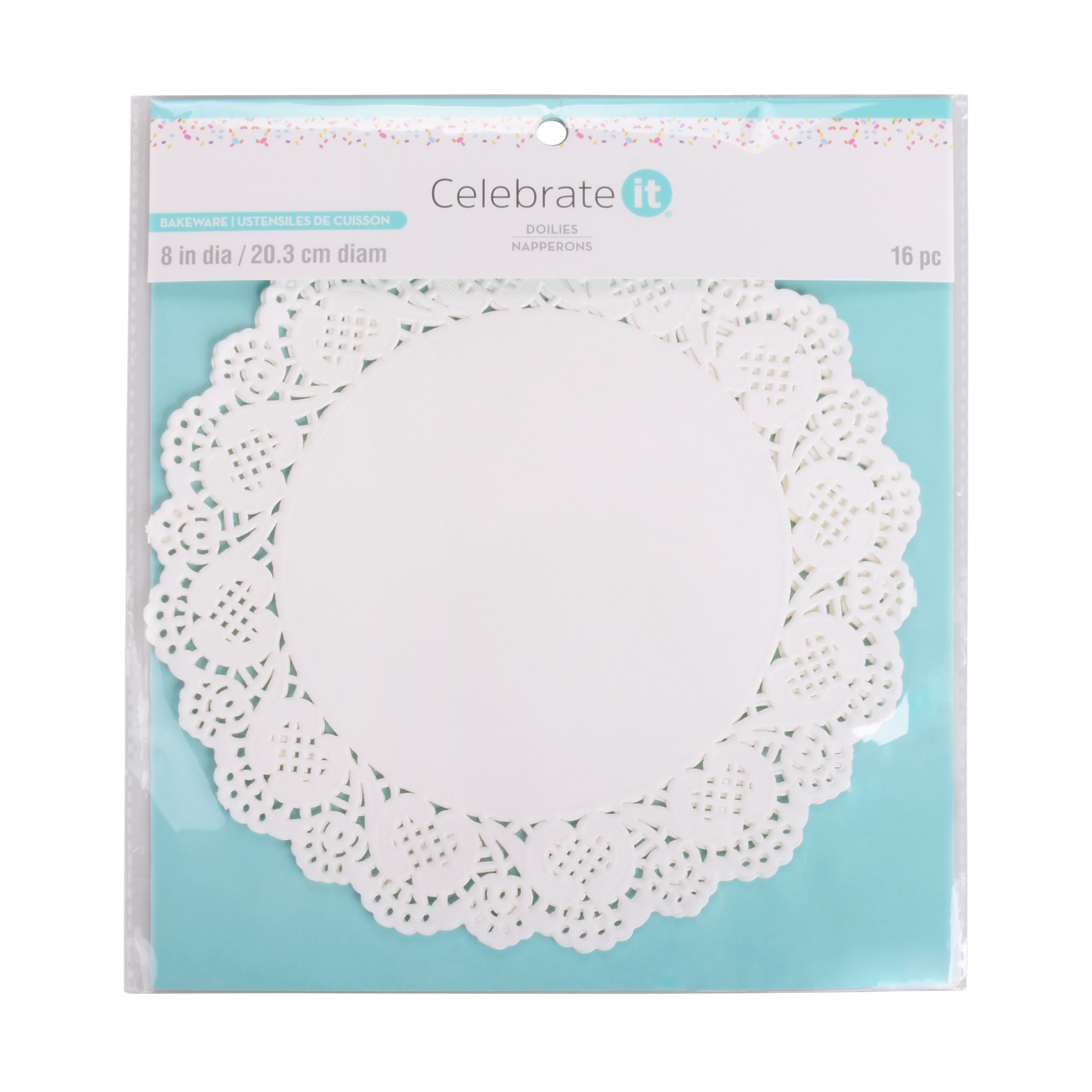 MICHAELS Bulk 12 Packs 16 ct. (192 total) 8" Paper Doilies by Celebrate It®