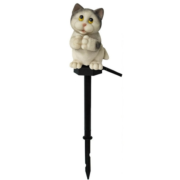 Solar Lights Pathway Garden Stake Light Cat Led Landscape Com - Cat Solar Garden Stakes Solar Lights Pathway Garden Stake Light Cat Led Landscape Com - Cat Solar Garden Stakes