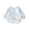thumbnail image 3 of One opening Baby Waterproof Bibs with Long Sleeve Infant Cartoon Washable Feeding Apron 0-4 Years, 3 of 6