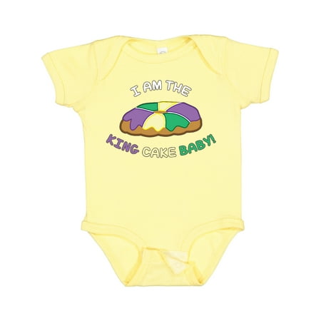 

Inktastic I Am the King Cake Baby Gift Baby Boy or Baby Girl Bodysuit