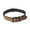 Brown, variant on Leather Dog Collar for Small Medium Large Dog Adjustable Soft Breathable Leather Padded Puppy Collar with Alloy Buckle Heavy Duty Waterproof Classic Dog Pet Collar(XL,Brown)