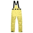 thumbnail image 3 of Homenesgenics Winter Pants Men Men's and Women's-board Double-board Windproof, and Warmth Thickened Ski Pants Yellow S, 3 of 8
