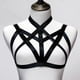 thumbnail image 3 of Arnés elástico de para mujer, Halter, cuerpo gótico debajo del busto # 4 + Pantalones elásticos de para mujer, bajo el busto gótico, jinwen Arnés sujetador, 3 of 8