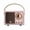 Pink, variant on Retro Bluetooth Speaker Vintage Decor Wireless Card Portable Subwoofer Mini Outdoor Student Small Bluetooth Speaker