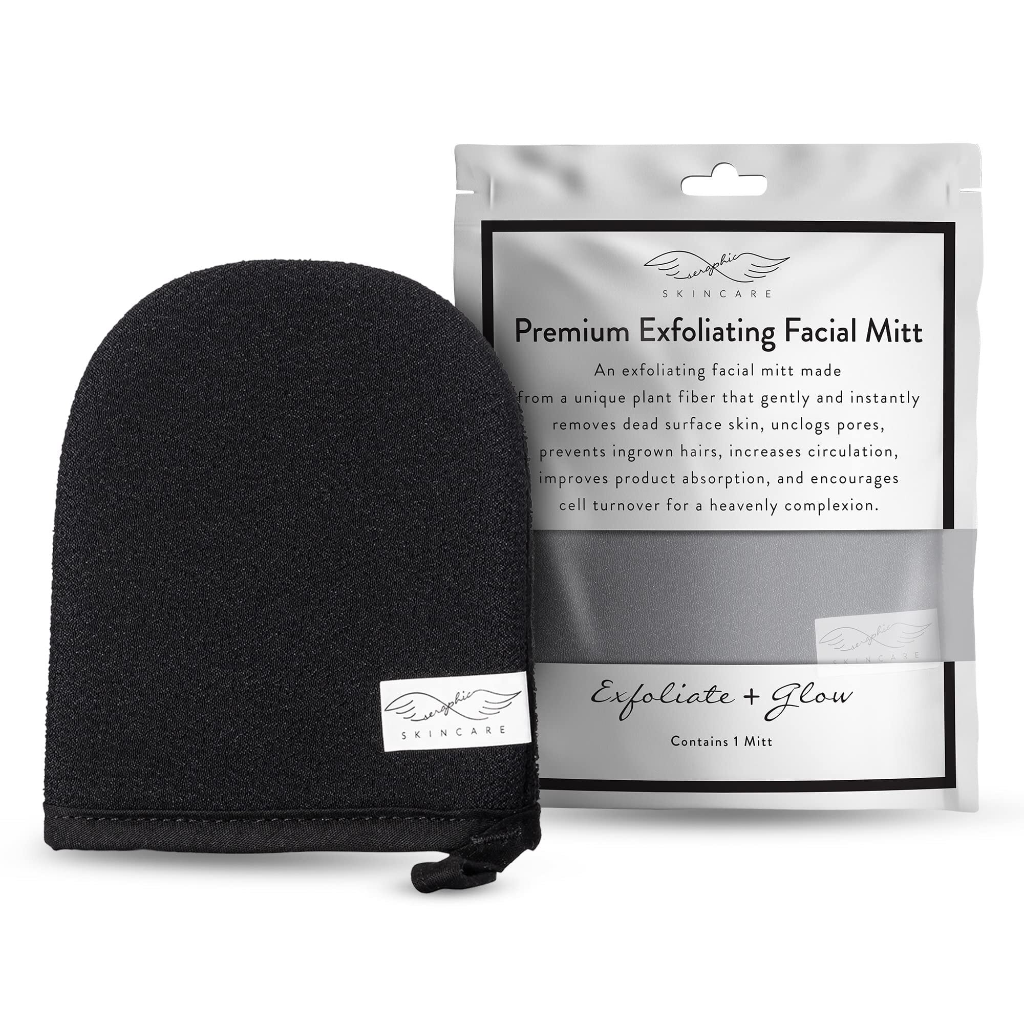 Seraphic Skincare Korean Exfoliating Mitt Facial Exfoliating Scrub