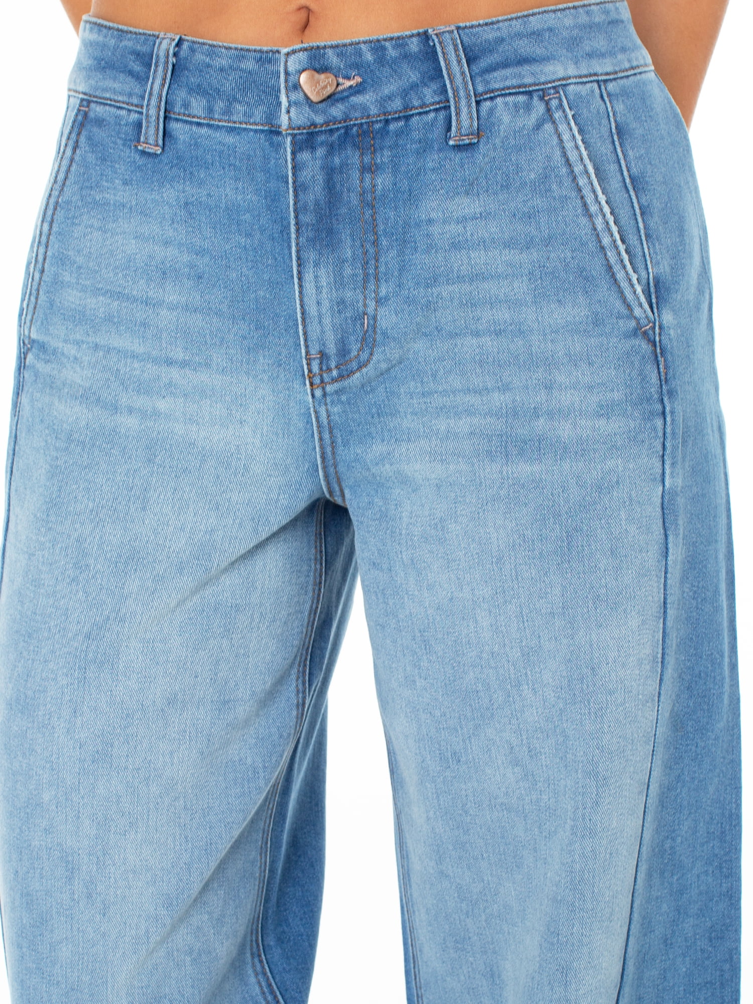 Celebrity Pink Wide Leg Trouser Pocket Jean