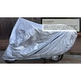 thumbnail image 3 of Weatherproof Motorcycle Cover Compatible With 2010 Kawasaki Versys - Outdoor & Indoor - Protect From Rain Water, Snow, Sun - Built In Reinforced Securing Straps - Durable Material - Free Storage Bag, 3 of 7