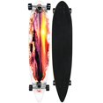 thumbnail image 1 of Krown Sunset City Surf Longboard Skateboard, 1 of 5