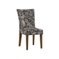 thumbnail image 6 of Weston Home Ayana Print Parsons Dining Side Chairs, Set of 2, Brown Leaf Print, 6 of 6