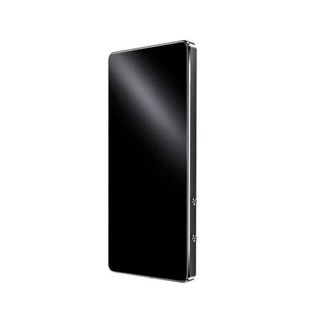 Reproductor de Música MP3 con Bluetooth y Teclas Táctiles, Grabador de Vídeo HiFi, Navegador, Libro Electrónico Deportivo para , Altavoz Incorporado, Color Negro