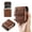 Brown, variant on TJS for Samsung Galaxy Z Flip 7/6/Motorola Razr 2025/2024/2023/Razr+ 2024 Pouch Case, Magnetic Closure Flap Holder PU Leather Belt Clip Pouch for Samsung Z Flip Series / Motorola RAZR Series (Brown)