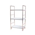 thumbnail image 2 of Estante de almacenamiento de plástico Estante de cocina ajustable Estante organizador de almacenamiento de baño Estante cuadrado de 3 capas Inevent HA002270-04, 2 of 6