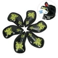 thumbnail image 4 of Almencla 6 Pcs Couvre-Tête de Golf en PU Antidérapant pour Club Anti Vert, 4 of 8