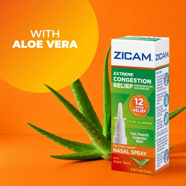 Zicam No-Drip Nasal Spray, Extreme Congestion Relief, Sinus